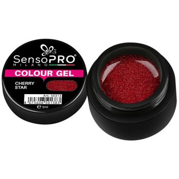 Gel UV Colorat Cherry Star 5ml, SensoPRO Milano ieftin