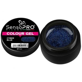 Gel UV Colorat Cyber Blue 5ml, SensoPRO Milano la reducere