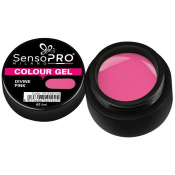 Gel UV Colorat Divine Pink 5ml, SensoPRO Milano ieftin