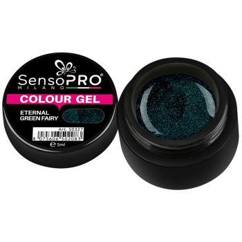 Gel UV Colorat Eternal Green Fairy 5ml, SensoPRO Milano ieftin