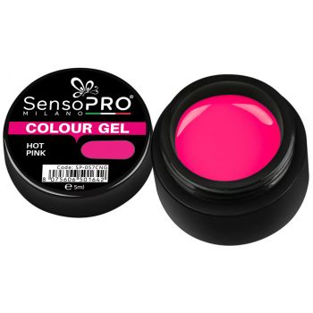 Gel UV Colorat Hot Pink 5ml, SensoPRO Milano ieftin
