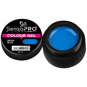 Gel UV Colorat Neon Blue 5ml, SensoPRO Milano