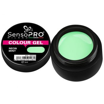 Gel UV Colorat Neon Mint 5ml, SensoPRO Milano la reducere