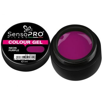 Gel UV Colorat Neon Purple 5ml, SensoPRO Milano ieftin