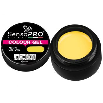 Gel UV Colorat Neon Yellow 5ml, SensoPRO Milano
