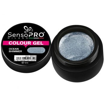 Gel UV Colorat Ocean Shimmer 5ml, SensoPRO Milano la reducere