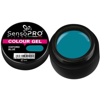 Gel UV Colorat Oxford Blue 5ml, SensoPRO Milano de firma original