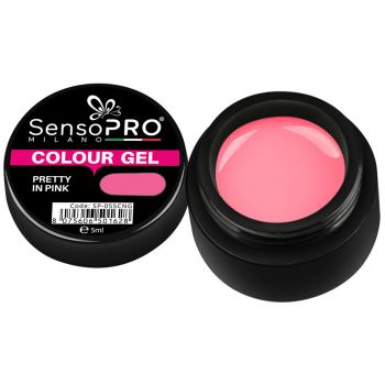 Gel UV Colorat Pretty in Pink 5ml, SensoPRO Milano ieftin