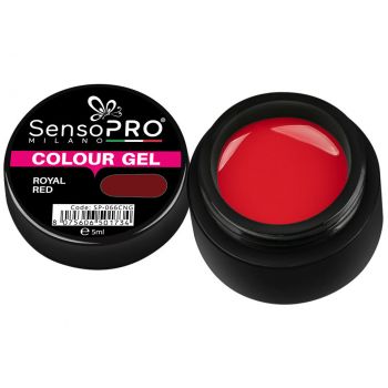 Gel UV Colorat Royal Red 5ml, SensoPRO Milano ieftin