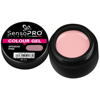 Gel UV Colorat Spendid Pink 5ml, SensoPRO Milano de firma original
