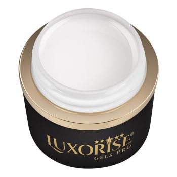 Gel UV Constructie Unghii RevoFlex LUXORISE 30ml, Extreme White la reducere