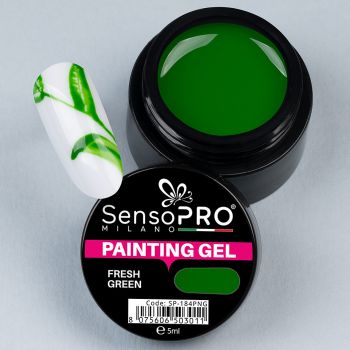Gel UV Pictura Unghii Fresh Green 5ml, SensoPRO Milano la reducere
