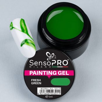 Gel UV Pictura Unghii Fresh Green 5ml, SensoPRO Milano de firma original