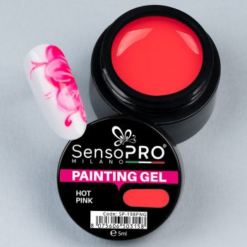 Gel UV Pictura Unghii Hot Pink 5ml, SensoPRO Milano de firma original