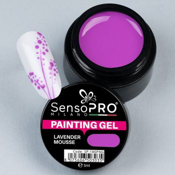Gel UV Pictura Unghii Lavender Mousse 5ml, SensoPRO Milano ieftin
