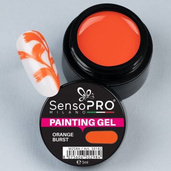 Gel UV Pictura Unghii Orange Burst 5ml, SensoPRO Milano de firma original