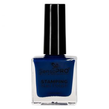 Lac de Unghii pentru Stampila, SensoPRO Milano, Blue 10ml