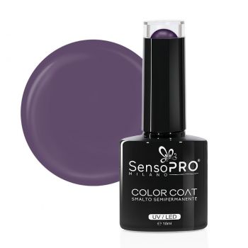 Oja Semipermanenta SensoPRO Milano 10ml - 121 Dark Purple Pearl de firma originala