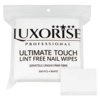 Servetele Unghii Ultimate Touch LUXORISE, Strat Dublu 500 buc, Alb de firma originale