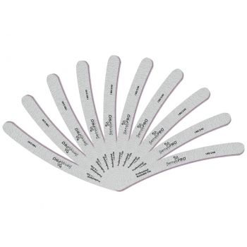 Set 10 pile unghii Banana granulatia 180/240 - SensoPRO Milano Set 10 pile unghii Banana granulatia 180/240 - SensoPRO Milano