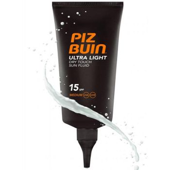 Fluid Piz Buin Ultra Light Dry Touch cu Protectie Solara SPF 15, 150 ml Fluid Piz Buin Ultra Light Dry Touch cu Protectie Solara SPF 15, 150 ml