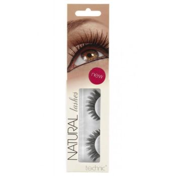 Gene False cu Aspect Natural TECHNIC Natural Lashes, adeziv inclus A13