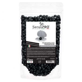 Ceara Epilat Elastica Granule SensoPRO Milano Brazilian Black Pearls, 100g de firma originale