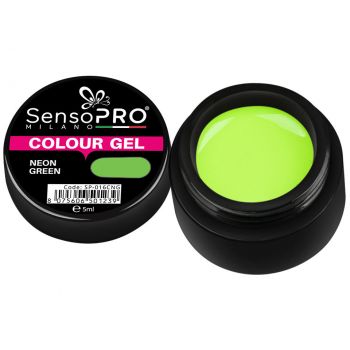 Gel UV Colorat Neon Green 5ml, SensoPRO Milano ieftin