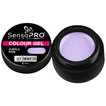 Gel UV Colorat Purple Rain 5ml, SensoPRO Milano de firma original