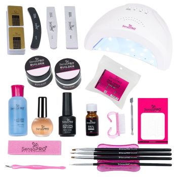 Kit Unghii Gel Manichiura French SensoPRO Milano - Promotie #03