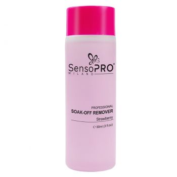 Soak-Off Remover Strawberry SensoPRO Milano, 90ml