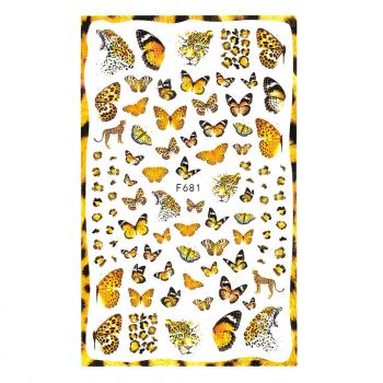 Abtibild Unghii SensoPRO Milano Rare Butterfly, model F681