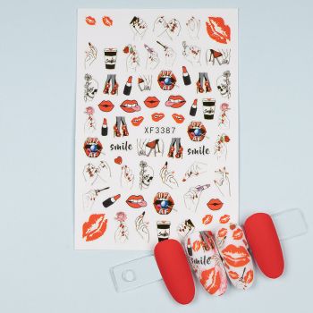 Abtibild Unghii SensoPRO Milano Tempting Love, model 3387