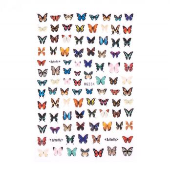 Abtibilduri Unghii SensoPRO Miano Butterfly Fairy, model WG234