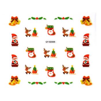 Abtibild Unghii SensoPRO Milano Christmas Wonderland Edition, QY-SD006