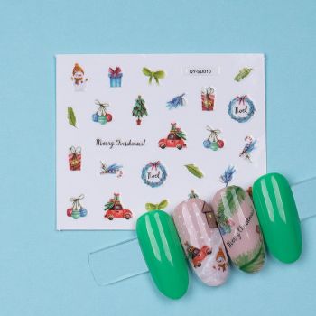 Abtibild Unghii SensoPRO Milano Christmas Wonderland Edition, QY-SD010