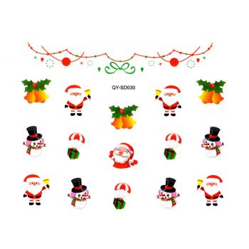 Abtibild Unghii SensoPRO Milano Christmas Wonderland Edition, QY-SD030