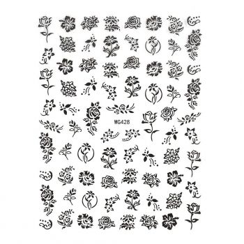 Abtibild Unghii SensoPRO Milano Flowers First, model WG428