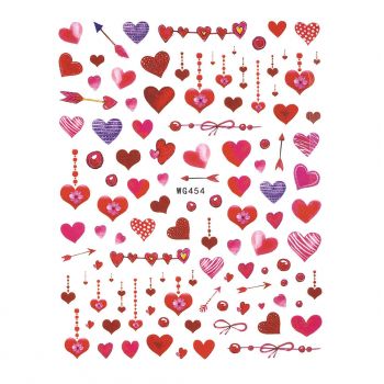 Abtibild Unghii SensoPRO Milano Love Struck, model WG454