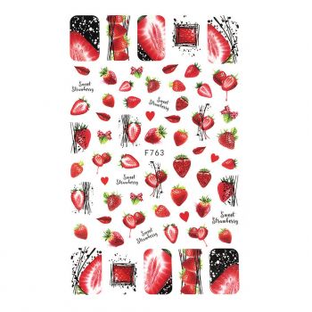 Abtibild Unghii SensoPRO Milano Strawberry Juice, model F763