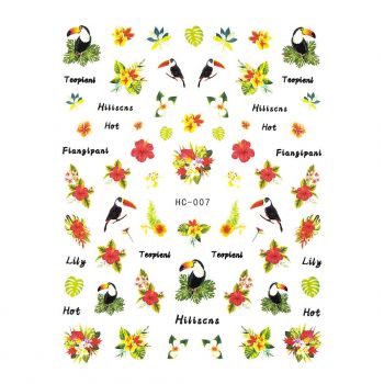 Abtibild Unghii SensoPRO Milano Tropical Music, model HC-007