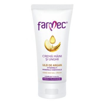 Crema maini si unghii cu Argan Farmec, 100ml