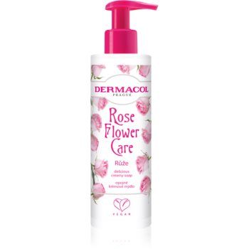 Dermacol Flower Care Rose sapun crema de maini ieftin