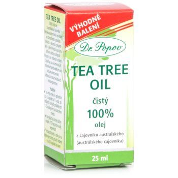 Dr. Popov Tea Tree Oil 100% ulei din arbore de ceai, presat la rece cu efect antiseptic