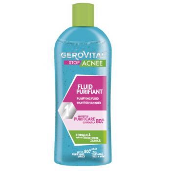 Fluid Purifiant - Gerovital Stop Acnee, 150ml ieftin