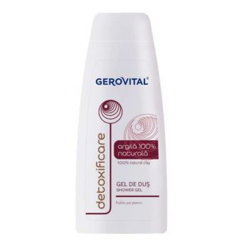 Gel de dus - Gerovital Argila 100 % naturala, 750 ml