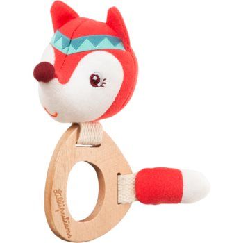 Lilliputiens Wooden Teether Alice jucărie pentru dentiție din lemn