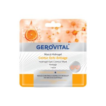 Masca de fata - Gerovital Hidrogel Contur Ochi Anti-Age, 1buc