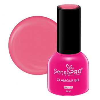 Oja Semipermanenta Glamour Gel SensoPRO Milano 8ml, Flash Utopia #90