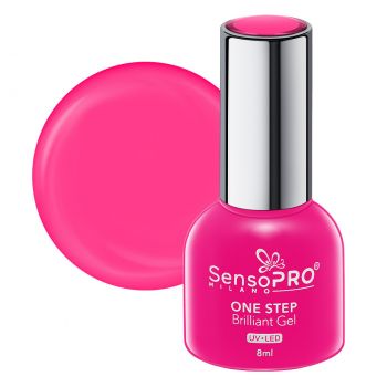 Oja Semipermanenta One Step Brilliant Gel SensoPRO Milano 8ml, Party Cocktail #101